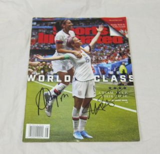 Megan Rapinoe & Alex Morgan Signed Si Soccer Proof Usa World Cup France