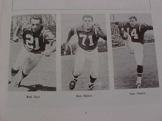 RARE 1964 Boston Patriots American Football League Intra - Squad Game Program 5