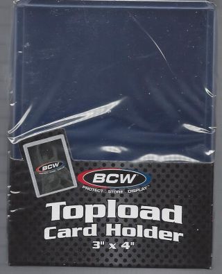 (25) Bcw Toploaders - 3x4 - 20pt.  Standard Trading Card Holder - Pokemon,  Magic