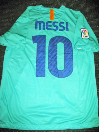 Authentic Messi Nike Barcelona Jersey 2010 2011 Shirt Camiseta Argentina M