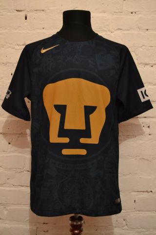 Unam Pumas Away Football Shirt 2016/2017 Soccer Jersey Camiseta Nike Mens L