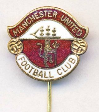Old Manchester United F.  C.  Football Club Pin Badge Soccer England Uk 2