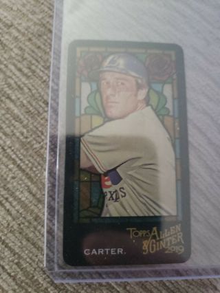 2019 Allen & Ginter Gary Carter Stained Glass Mini Montreal Expos 138