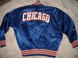 Classic Wilson Satin/nylon Football Jacket - Chicago Bears - Nfl Walter Payton