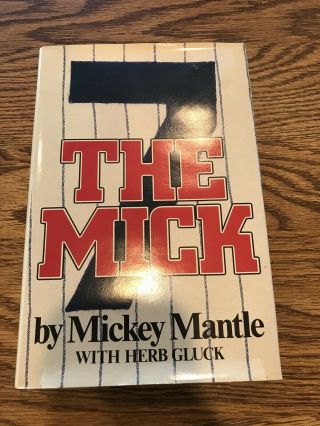 Mickey Mantle SIGNED 1st Edition Book 