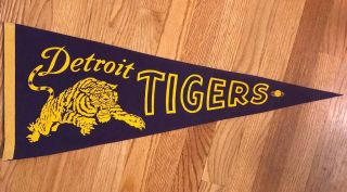 Vintage Detroit Tigers Pennant (1950 