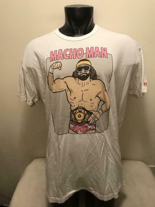 Homage Macho Man Randy Savage Wwf Shirt Mens Size 3xl