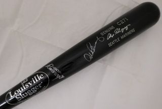 Alex Rodriguez Autographed Signed Slugger Bat Seattle Mariners Beckett H75391