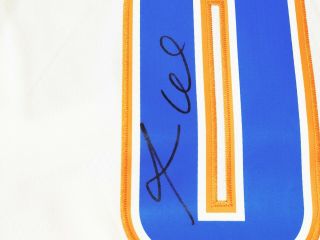 No.  0 Russell Westbrook Autographed NBA Oklahoma City Thunder Jersey, 2