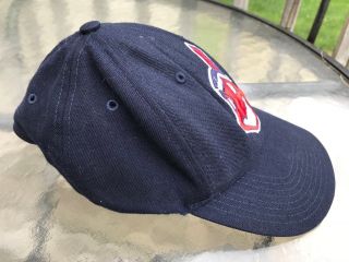 Vtg Cleveland Indians Hat Twins Enterprise 100 Wool Snapback Cap Chief Wahoo 4