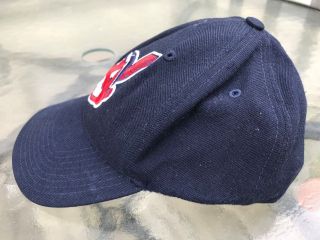Vtg Cleveland Indians Hat Twins Enterprise 100 Wool Snapback Cap Chief Wahoo 5