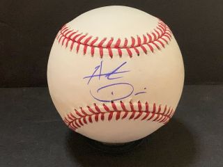 Hunter Dozier Kansas City Royals Autographed Signed Mlb Baseball Imperfect 4