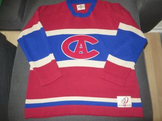 Montreal Canadiens Centennial Jersey Heritage Sweater Ca Burgundy 1915 - 16 Men Xl