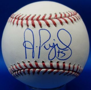 Jsa Loa Albert Pujols Autographed Signed Auto Rob Manfred Mlb Baseball Zdv 581