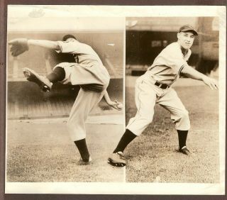 1936 Press Photo Bob Feller Of The Cleveland Indians Rookie Year Pitching Pose