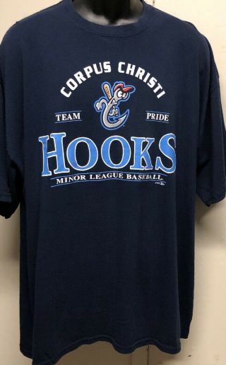 Corpus Christi Hooks Mens Shirt Sz 2xl Xxl 2005 Inaugural Minor League Baseball