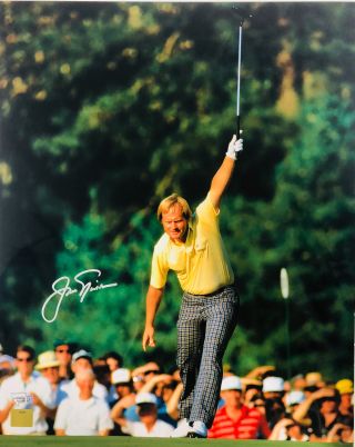 Jack Nicklaus Autographed 16x20 Photo 1986 Masters Win - Fanatics Golden Bear