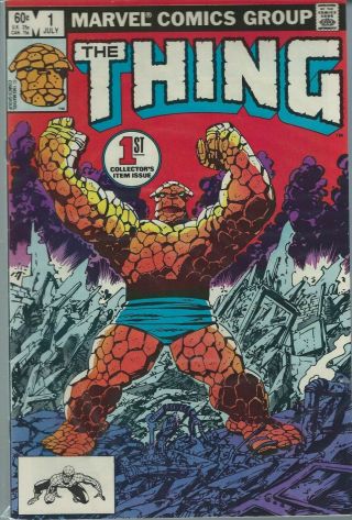 Vintage 1983 Marvel The Thing 1 2 Comics