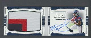2018 National Treasures Booklet Keke Coutee Rpa Rc Rookie Patch Auto /99