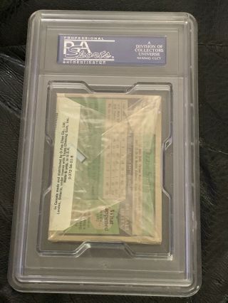 1979 Topps Baseball Cello Pack With Ozzie Smith Rookie Card RC On Back PSA 7 2