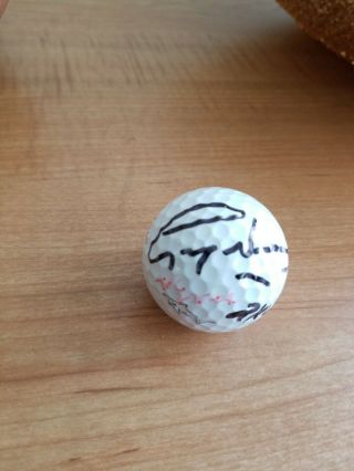 Greg Norman Signed Titleist Golf Ball Autographed Tpc 3 - 25 - 04