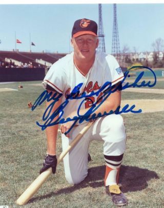 Boog Powell Baltimore Orioles Signed Autographed 8x10 Photo W/coa
