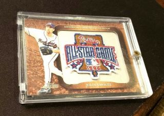 2009 Topps John Smoltz 1996 All Star Game Historical Commemorative Patch (1135)