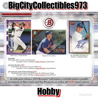 Chicago White Sox 2019 Bowman Hobby 1/4 Case 3 Box Break 14