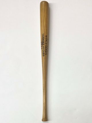 1932 World Series Souvenir Mini Bat York Yankees Vs Chicago Cubs Ex Cond