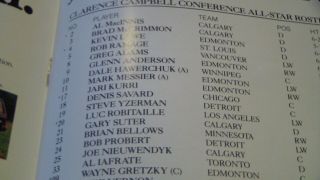 NHL 39th All Star Game Program 1988 St.  Loius Arena Bob Probert All Star Game 4
