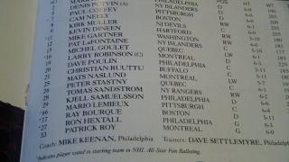 NHL 39th All Star Game Program 1988 St.  Loius Arena Bob Probert All Star Game 6