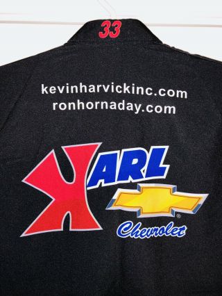 Xl Khi Kevin Harvick Inc 33 Karl Chevrolet Dealer Pit Crew Shirt Nascar Hornaday