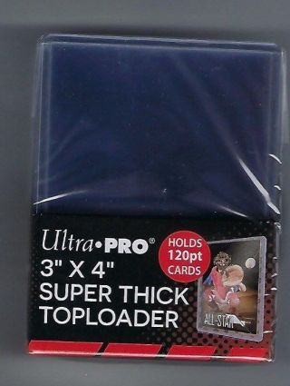 (40) Ultra Pro Thick 120pt Toploader Card Holders