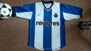 Fc Porto Portugal 2000/2001 Home Football Shirt Jersey M