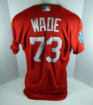 2018 Minnesota Twins Lamonte Wade 73 Game Issued Red Spring Training Jersey