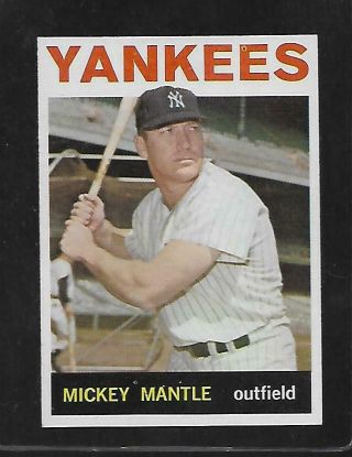 Awesome Cigar Box Find 1964 Topps 50 Mickey Mantle Pack Fresh Dead Center