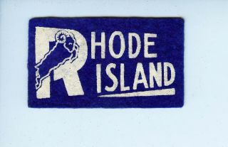1940s - 1950 Rhode Island American Nut Chocolate College Football Mini Pennant