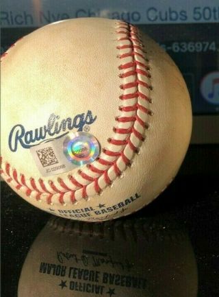 2016 Chicago Cubs Kris Bryant Game Baseball From 2 Hr Game Mvp