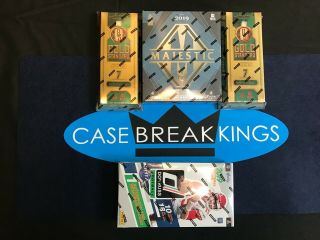 Los Angeles Rams 2019 Case Break 4 Box Mixer,  2 Gold Standard,  Majestic Don