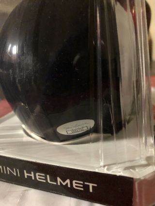 Marcus Peters Autographed Signed Mini Helmet LA Rams JSA Riddell 3