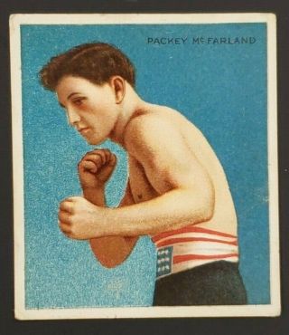 1910 T - 218 Mecca Cigarettes Tobacco Boxing Card Packey Mcfarland Bv $135 Cs