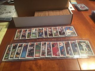 1991 Topps Desert Shield Near Complete Set With Stars And Semi Stars 517/792