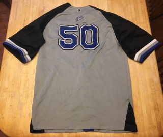 RARE Mens G.  Unit 50 STITCHED Button Snap Baseball Jersey XL 5