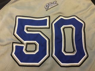 RARE Mens G.  Unit 50 STITCHED Button Snap Baseball Jersey XL 6