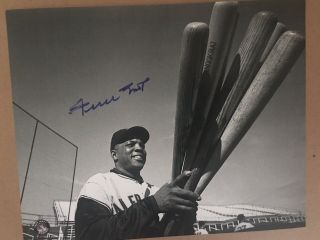 Willie Mays Signed 8x10 Photo Autographed Say Hey Authentic San Francisco Giants