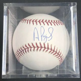 Albert Pujols Autographed Official Mlb Baseball Psa/dna Authenticated