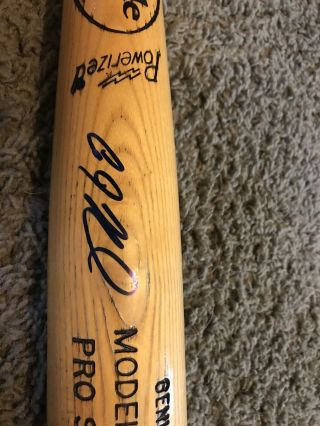 A.  J.  Reed Auto Signed Game Bat Houston Astros Chicago White Sox Kentucky