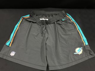 74 Miami Dolphins Game Grey Nike Practice Shorts Size - 4xl Wow
