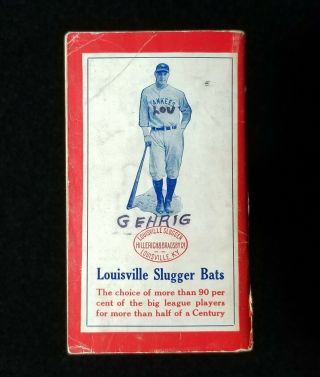 1935 The Sporting News Record Book Booklet DIZZY DEAN LOU GEHRIG VG - VGEX VTG 2