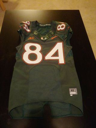 Miami Hurricanes Game Jersey Size 40
